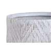 Set of Planters Home ESPRIT Brown Grey Fibre Magnesium 51 x 51 x 51 cm (3 Pieces)