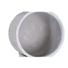 Set of Planters Home ESPRIT Brown Grey Fibre Magnesium 51 x 51 x 51 cm (3 Pieces)