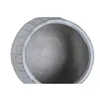 Set of Planters Home ESPRIT Grey Fibre Magnesium 50 x 50 x 50 cm (3 Pieces)