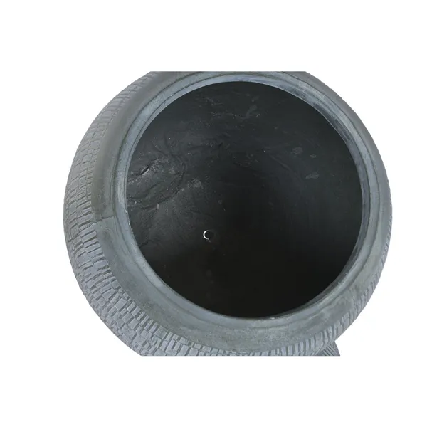Set of Planters Home ESPRIT Turquoise Fibre Magnesium 55 x 55 x 38 cm (2 Pieces)