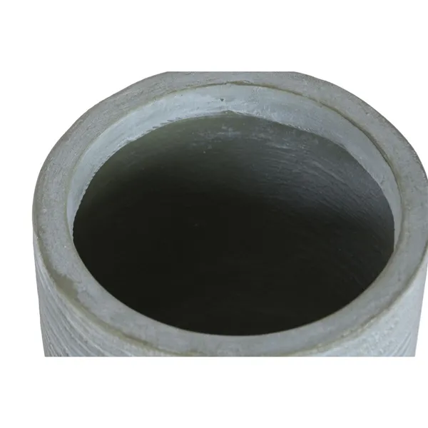 Set of Planters Home ESPRIT Grey Fibre Magnesium 33 x 33 x 62 cm (2 Pieces)