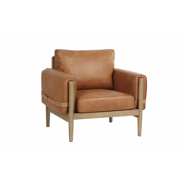 Armchair Home ESPRIT Brown Fresno 94 X 80 X 82 CM