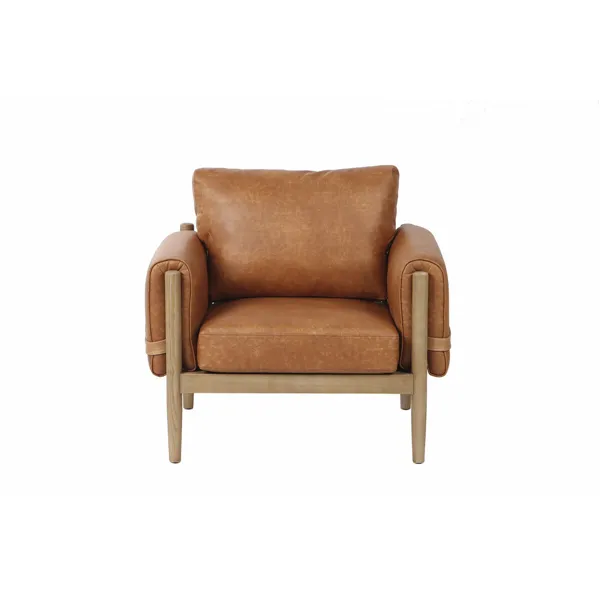 Armchair Home ESPRIT Brown Fresno 94 X 80 X 82 CM