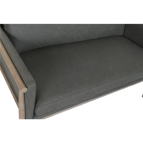 Sofa Home ESPRIT Brown Green Urban Stripped 126,5 X 75 X 82 CM