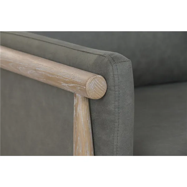 Sofa Home ESPRIT Brown Green Urban Stripped 126,5 X 75 X 82 CM