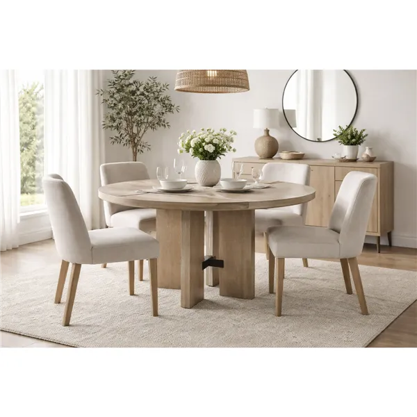 Dining Table Home ESPRIT Fresno 135 X 135 X 75 CM