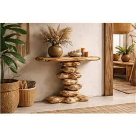 Console Home ESPRIT Brown 120 x 50 x 80 cm