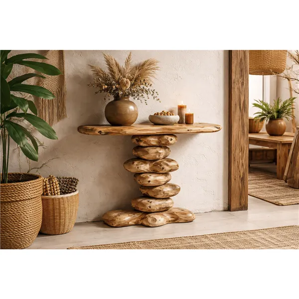 Console Home ESPRIT Brown 120 x 50 x 80 cm
