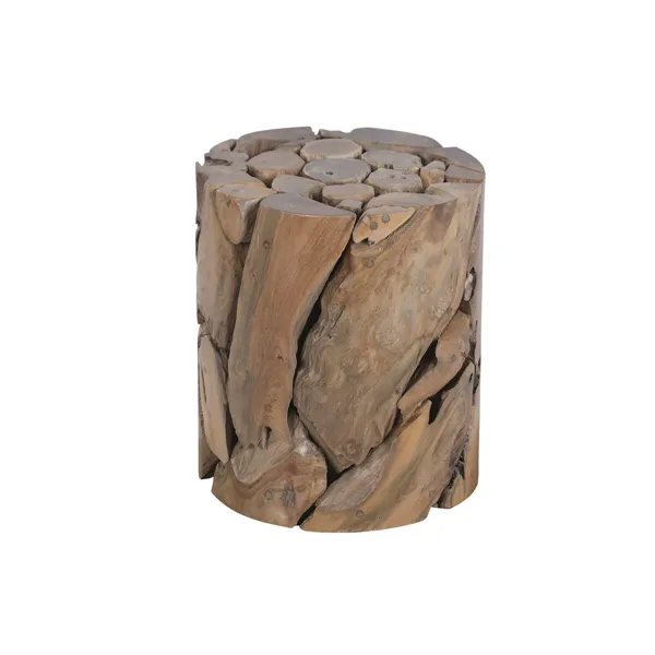 Footrest Home ESPRIT Brown 35 x 35 x 40 cm