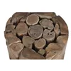 Footrest Home ESPRIT Brown 35 x 35 x 40 cm