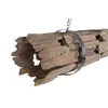 Ceiling Light Home ESPRIT Brown Wood Iron Teak 50 W 180 X 33 X 33 CM