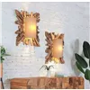 Wall Lamp Home ESPRIT Brown Natural 60 X 25 X 71,5 CM