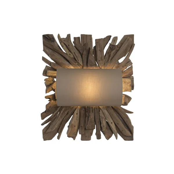 Wall Lamp Home ESPRIT Brown Natural 60 X 25 X 71,5 CM