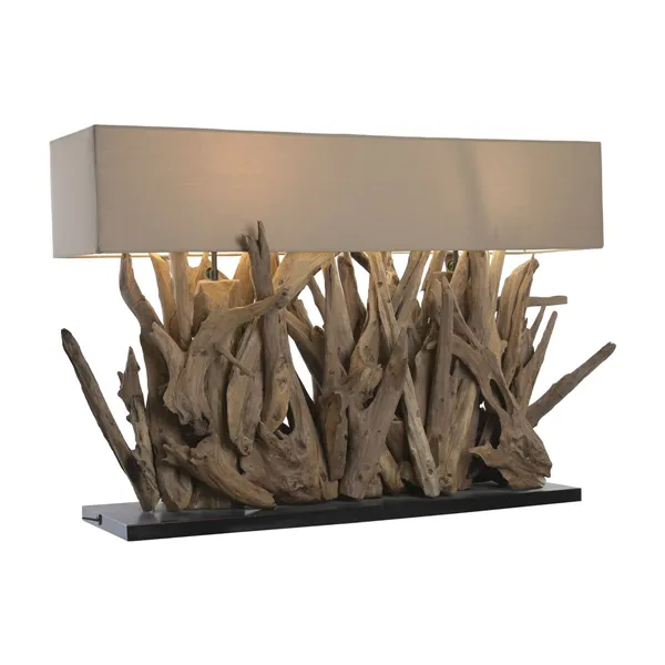 Desk lamp Home ESPRIT Brown Black 50 W 220 V