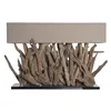 Desk lamp Home ESPRIT Brown Black 50 W 220 V