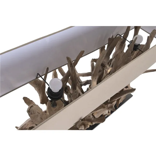 Desk lamp Home ESPRIT Brown Black 50 W 220 V