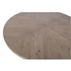 Dining Table Home ESPRIT White Brown Wood Metal 120 x 120 x 76 cm