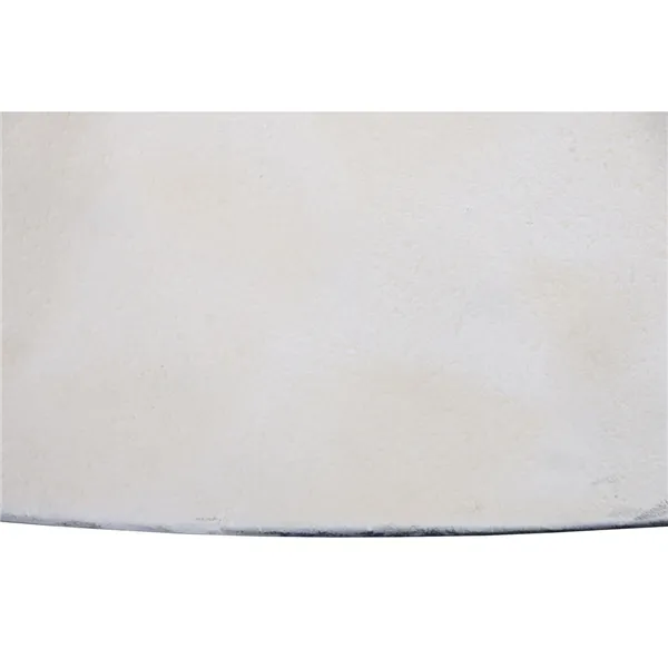 Dining Table Home ESPRIT White Brown Wood Metal 120 x 120 x 76 cm