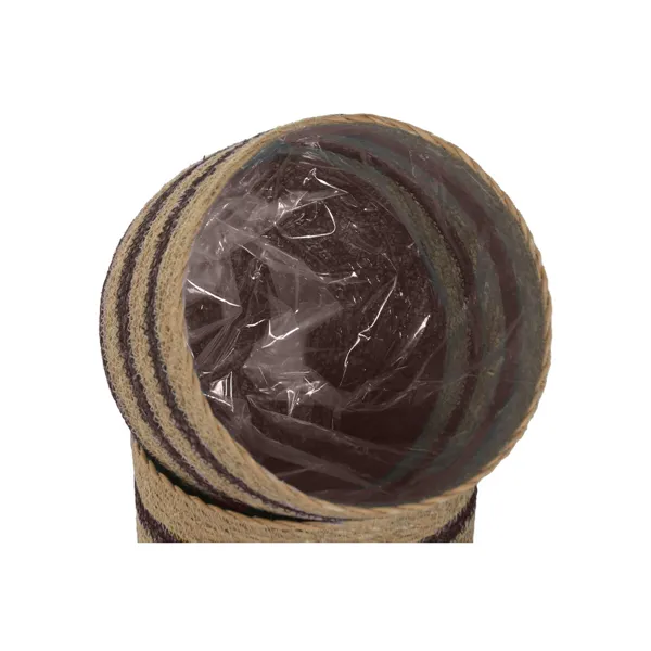 Set of Planters Home ESPRIT Natural Dark brown Natural Fibre 35 x 35 x 29 cm