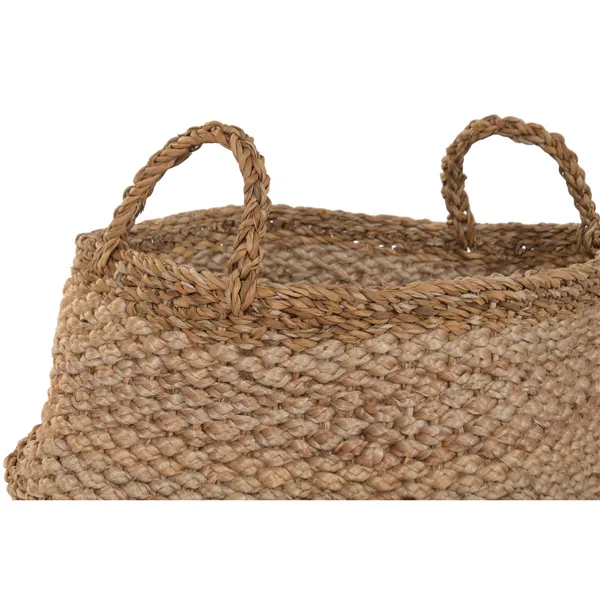 Basket set Home ESPRIT Natural Jute Seagrass (2 Pieces)