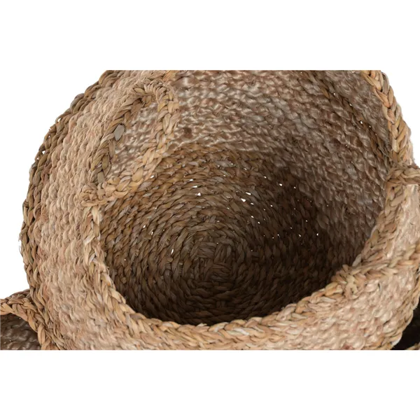 Basket set Home ESPRIT Natural Jute Seagrass (2 Pieces)