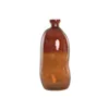 Vase Home ESPRIT Amber Bicoloured Recycled glass Colonial 33 x 33 x 74 cm