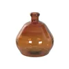 Vase Home ESPRIT Amber Bicoloured Recycled glass Colonial 44 x 44 x 47,5 cm