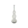 Vase Home ESPRIT Transparent Recycled glass Urban 33 x 33 x 100 cm