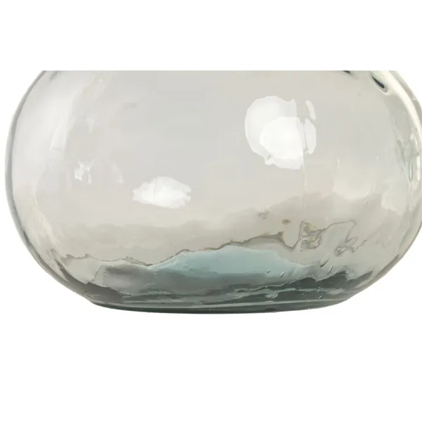 Vase Home ESPRIT Transparent Recycled glass Urban 33 x 33 x 100 cm