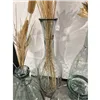 Vase Home ESPRIT Transparent Recycled glass Traditional style Urban 30 x 30 x 100 cm