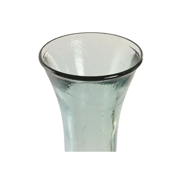 Vase Home ESPRIT Transparent Recycled glass Traditional style Urban 30 x 30 x 100 cm