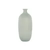 Vase Home ESPRIT Sky blue Recycled glass Mediterranean 16 x 16 x 38 cm
