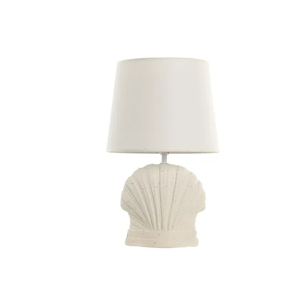 Desk lamp Home ESPRIT White Beige 25 W 220 V