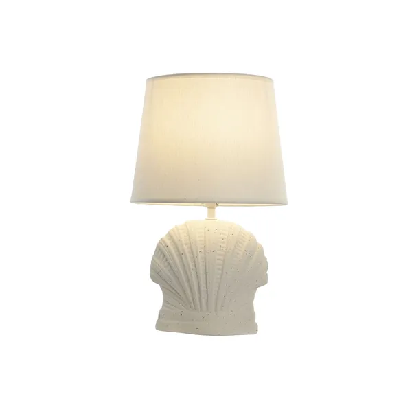 Desk lamp Home ESPRIT White Beige 25 W 220 V