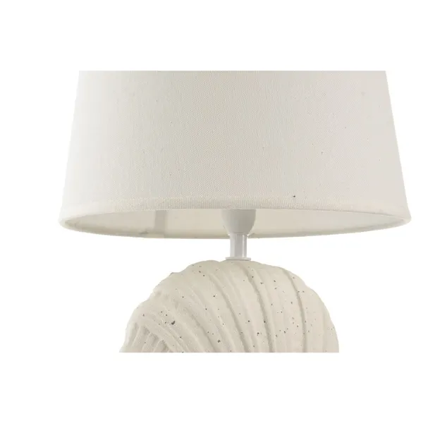 Desk lamp Home ESPRIT White Beige 25 W 220 V