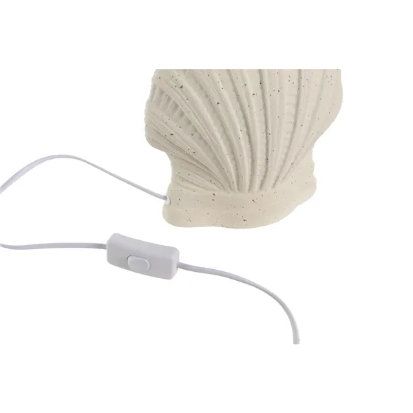Desk lamp Home ESPRIT White Beige 25 W 220 V