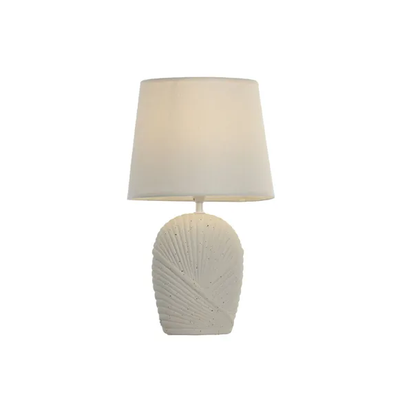 Desk lamp Home ESPRIT White Beige 25 W 220 V