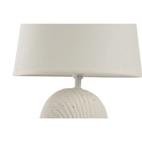 Desk lamp Home ESPRIT White Beige 25 W 220 V