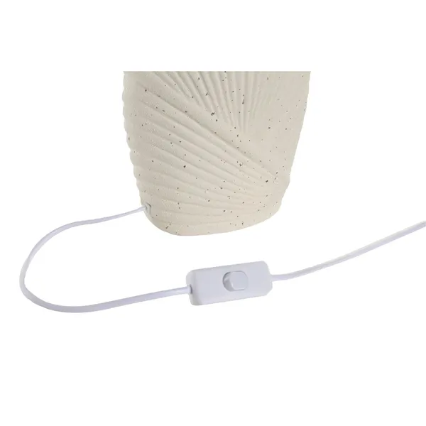 Desk lamp Home ESPRIT White Beige 25 W 220 V