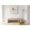 Floor Lamp Home ESPRIT Transparent Golden 25 W 220 V 38 x 38 x 160 cm