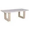 Dining Table Home ESPRIT Marble Elm wood 220 x 100 x 76 cm