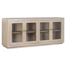 Sideboard Home ESPRIT Natural Crystal Elm wood 200 X 44 X 85 CM