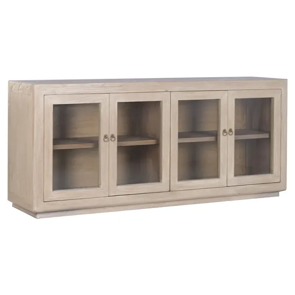 Sideboard Home ESPRIT Natural Crystal Elm wood 200 X 44 X 85 CM