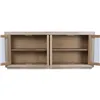 Sideboard Home ESPRIT Natural Crystal Elm wood 200 X 44 X 85 CM