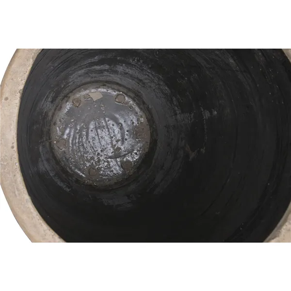 Vase Home ESPRIT Black Clay Oriental 58 X 58 X 95 CM
