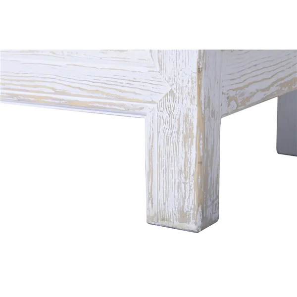 Cupboard Home ESPRIT White Elm wood 115 x 48 x 210 cm