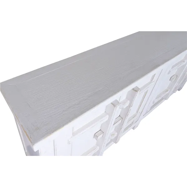 Sideboard Home ESPRIT White Elm wood 230 x 48 x 96 cm