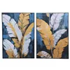 Painting Home ESPRIT Aluminium MDF Wood 70 x 3,5 x 100 cm (2 Units)