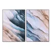 Painting Home ESPRIT Aluminium MDF Wood 70 x 3,5 x 100 cm (2 Units)
