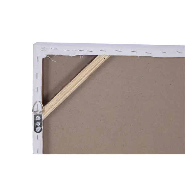 Canvas Home ESPRIT White Flower Shabby Chic 120 X 7 X 120 CM